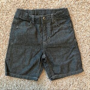 5/$25 Calvin Klein gray Black chambray shorts